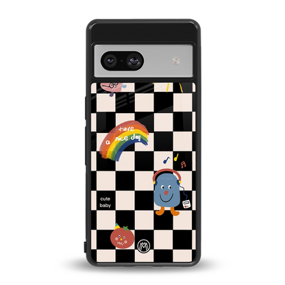 lunch break back phone cover | glass case for Google Pixel 7A