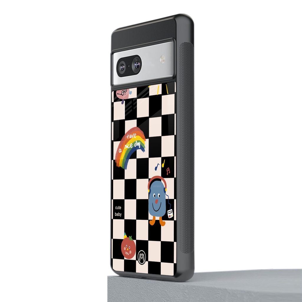 lunch break back phone cover | glass case for Google Pixel 7