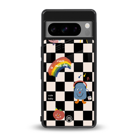 lunch break back phone cover | glass case for google pixel 8 pro