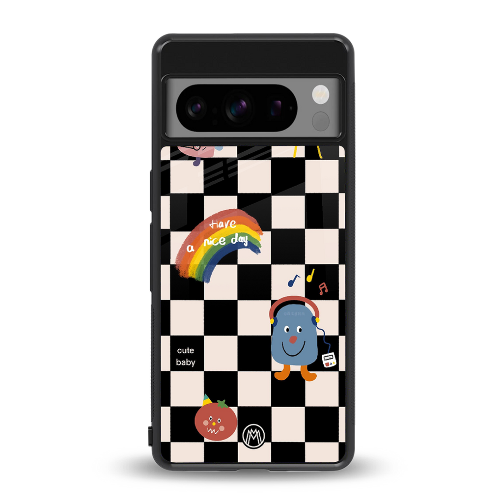 lunch break back phone cover | glass case for google pixel 8 pro