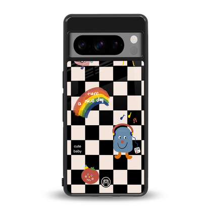 lunch break back phone cover | glass case for google pixel 8 pro