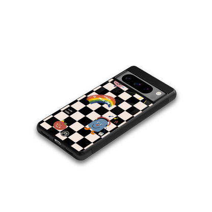 lunch break back phone cover | glass case for google pixel 8 pro