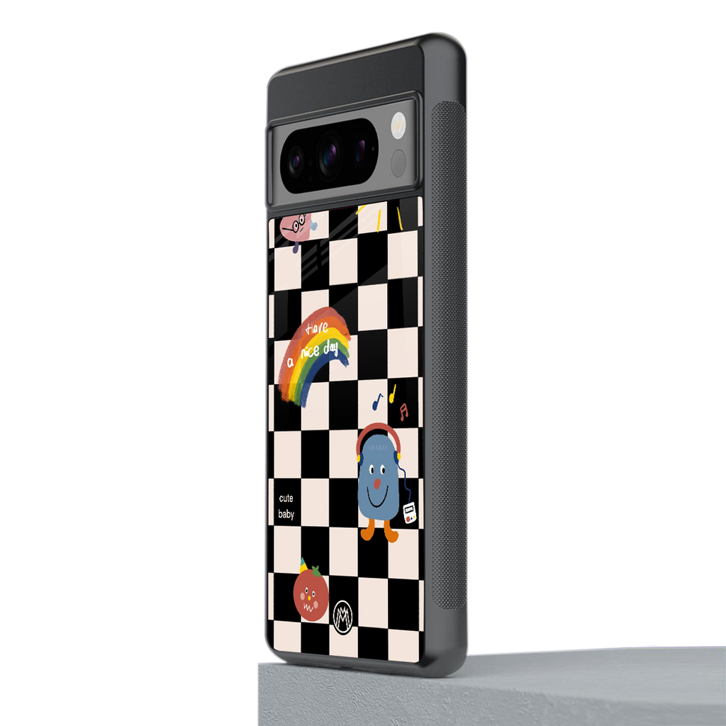 lunch break back phone cover | glass case for google pixel 8 pro