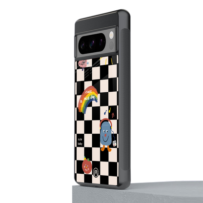 lunch break back phone cover | glass case for google pixel 8 pro