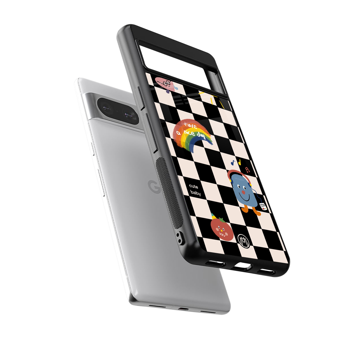 lunch break back phone cover | glass case for Google Pixel 8