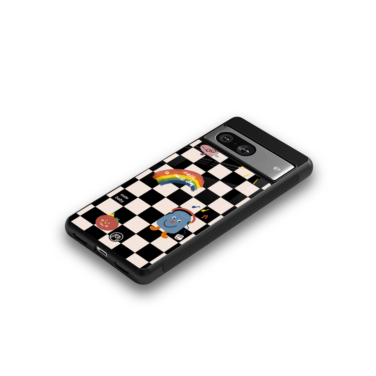 lunch break back phone cover | glass case for Google Pixel 8
