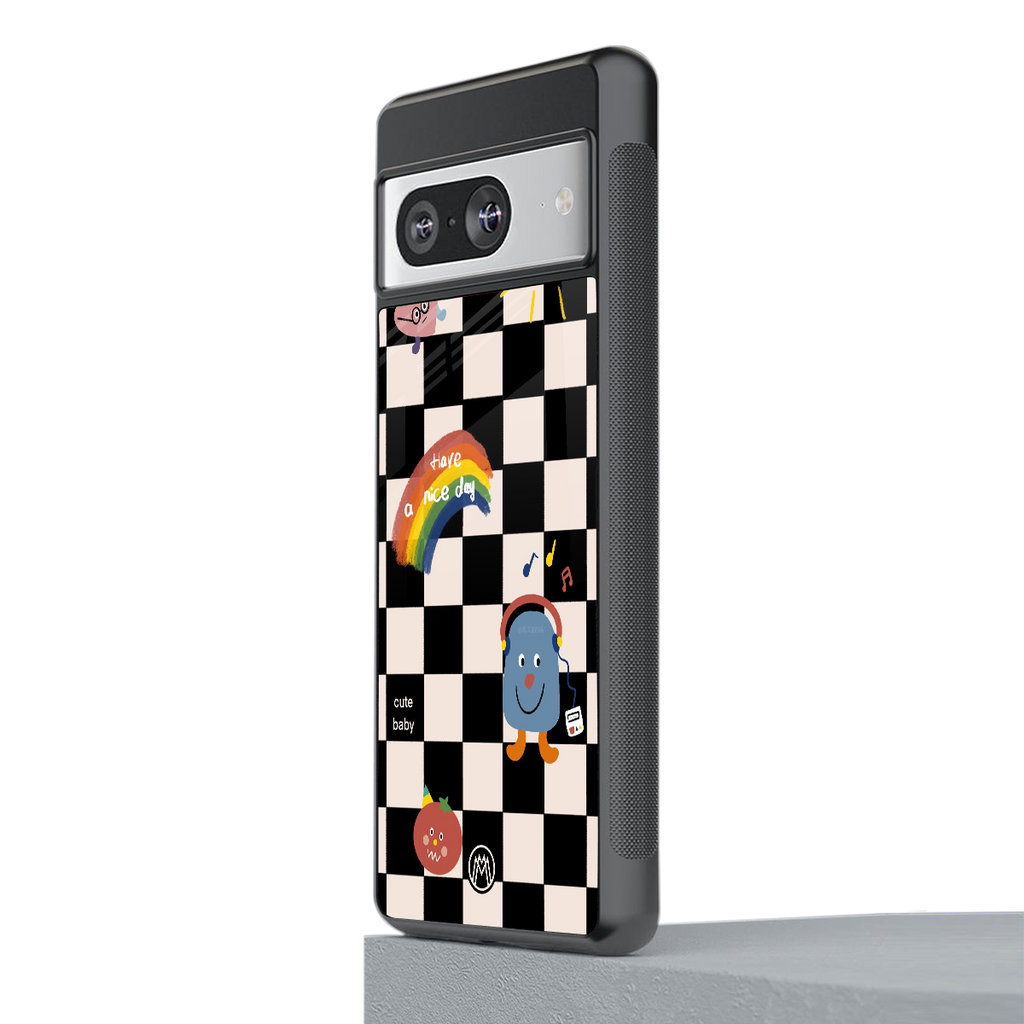 lunch break back phone cover | glass case for Google Pixel 8
