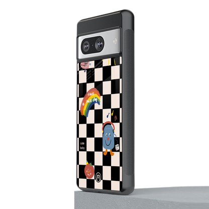 lunch break back phone cover | glass case for Google Pixel 8