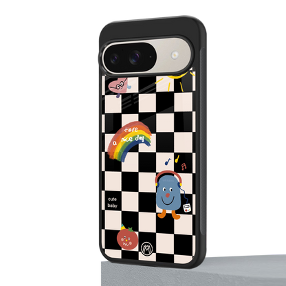 lunch break back phone cover | glass case for google pixel 9