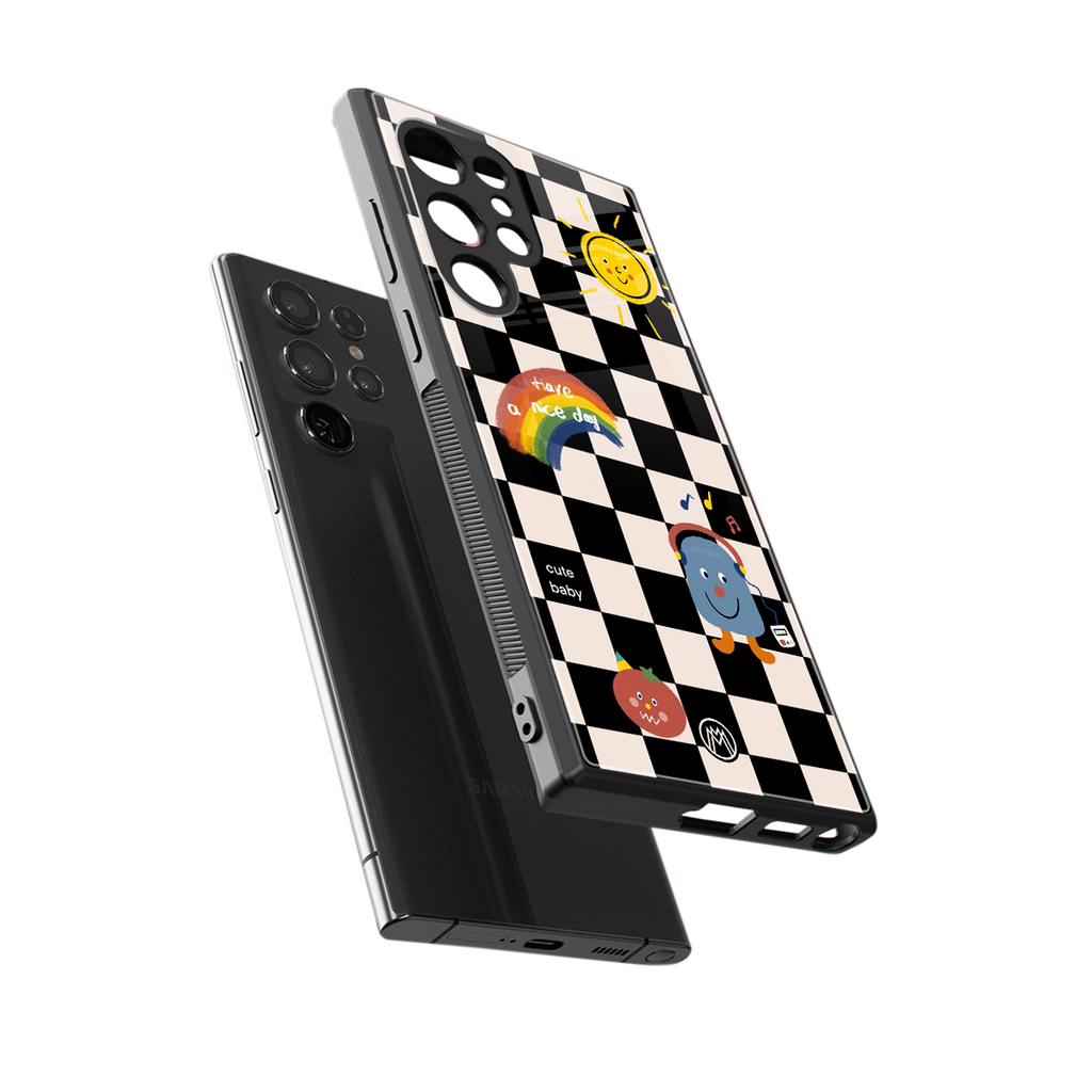 lunch break back phone cover | glass case for samsung galaxy s23 ultra