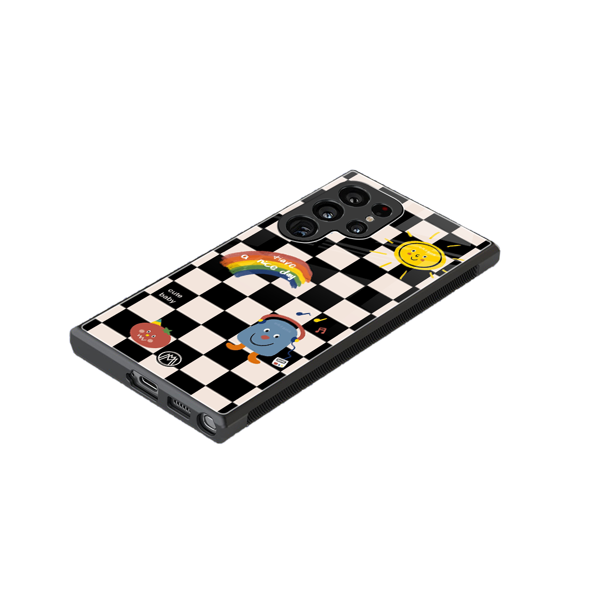 lunch break back phone cover | glass case for samsung galaxy s23 ultra