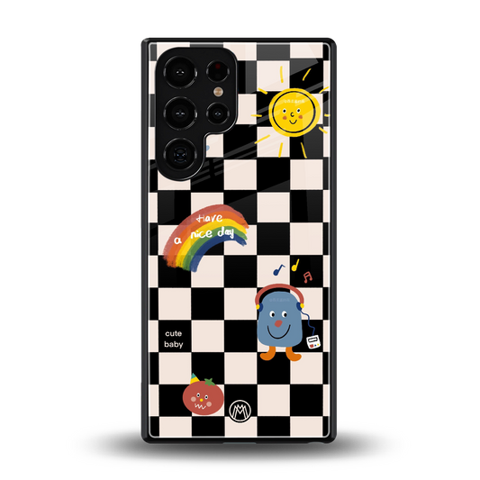 lunch break back phone cover | glass case for samsung galaxy s25 ultra