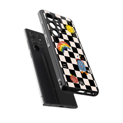 lunch break back phone cover | glass case for samsung galaxy s25 ultra