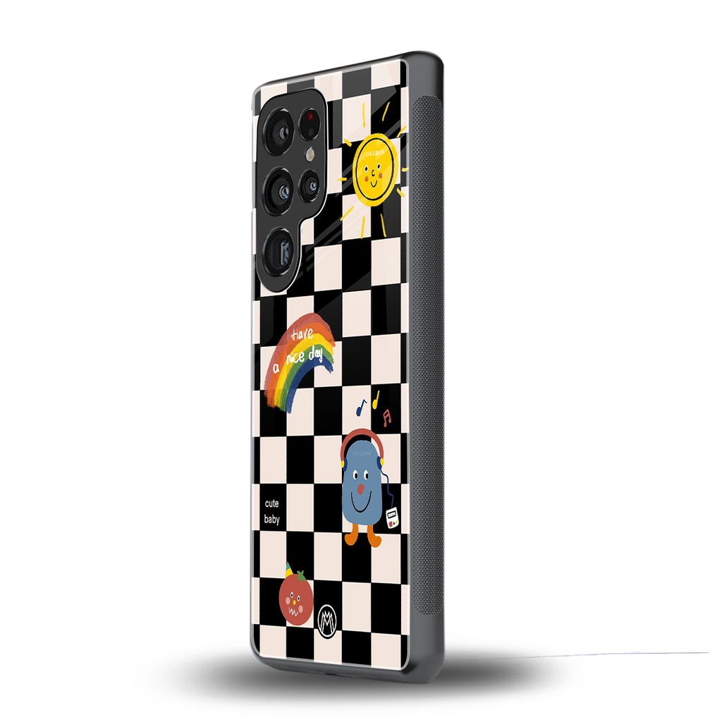 lunch break back phone cover | glass case for samsung galaxy s25 ultra