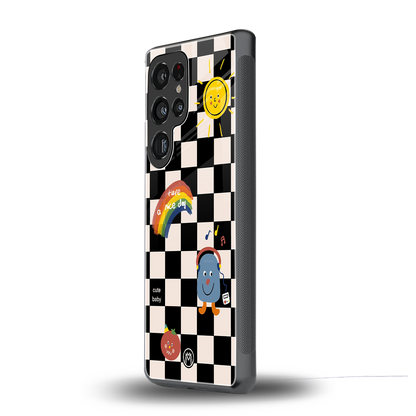 lunch break back phone cover | glass case for samsung galaxy s25 ultra