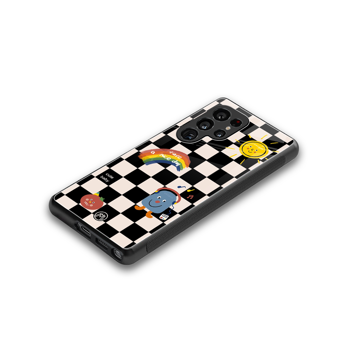 lunch break back phone cover | glass case for samsung galaxy s25 ultra