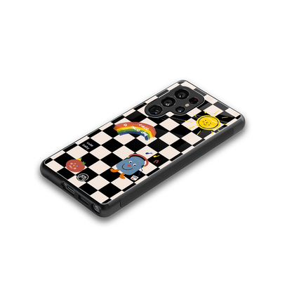 lunch break back phone cover | glass case for samsung galaxy s25 ultra