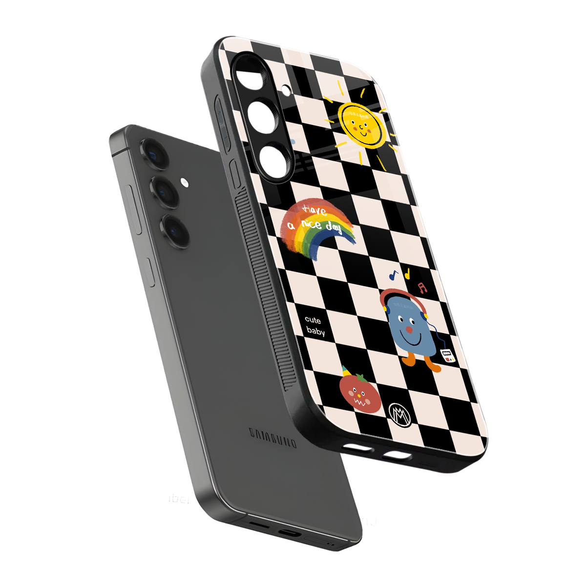 lunch break back phone cover | glass case for samsung galaxy s24 fe