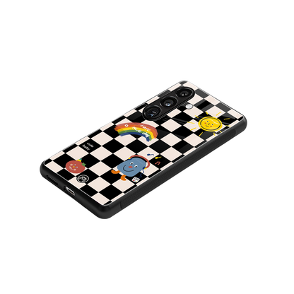 lunch break back phone cover | glass case for samsung galaxy s24 fe