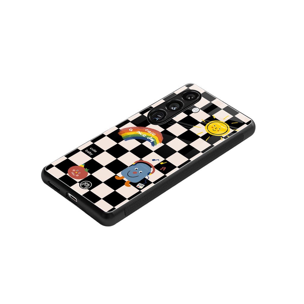 lunch break back phone cover | glass case for samsung galaxy s24 plus