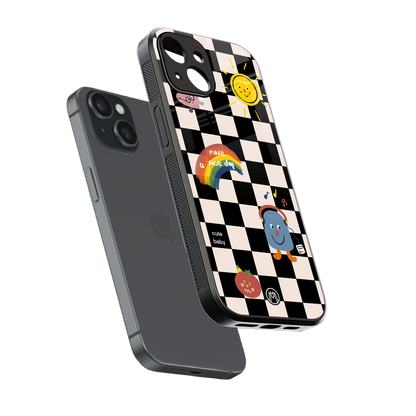 lunch break back phone cover | glass case for iphone 15
