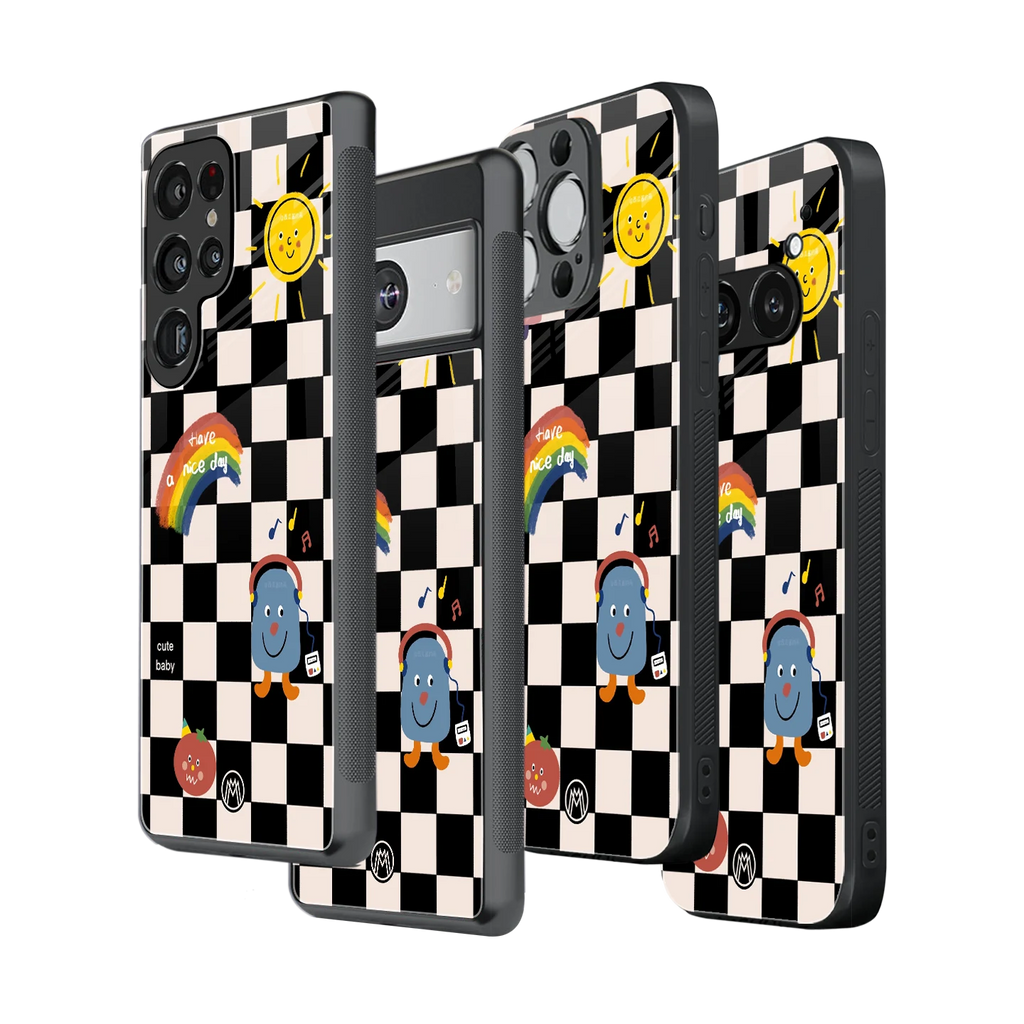 Stylish Glass Back Case for All Smartphones – iPhone, Samsung, OnePlus, Pixel, Redmi, Oppo, Vivo, Motorola