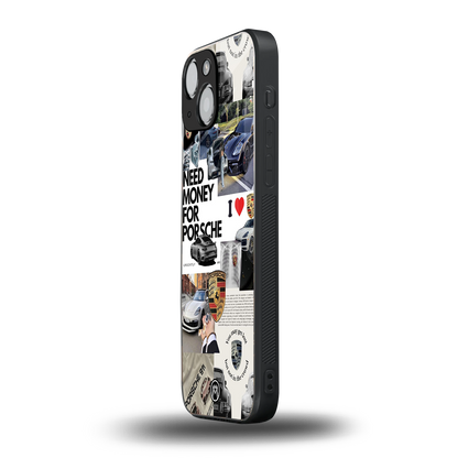 luxe dreams back phone cover | glass case for iphone 13 mini