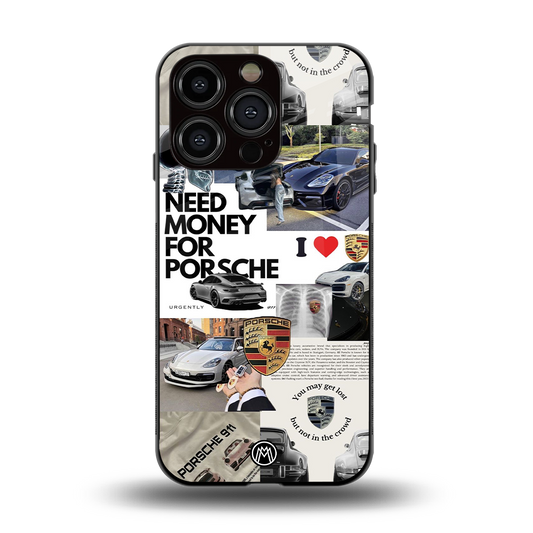 luxe dreams back phone cover | glass case for iphone 15 pro