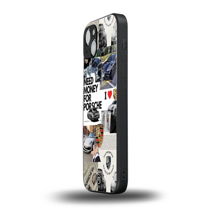 luxe dreams back phone cover | glass case for iphone 15