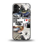 luxe dreams back phone cover | glass case for iphone 16 plus