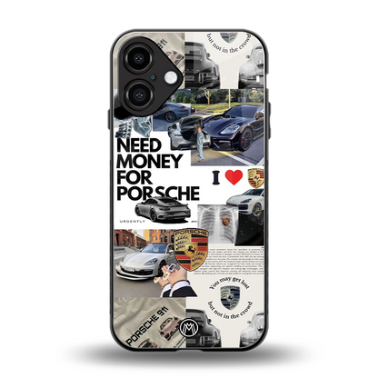 luxe dreams back phone cover | glass case for iphone 16 plus