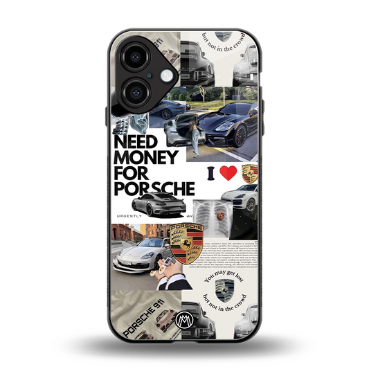luxe dreams back phone cover | glass case for iphone 16 plus