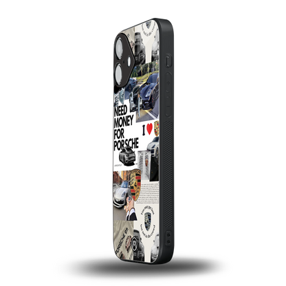 luxe dreams back phone cover | glass case for iphone 16 plus