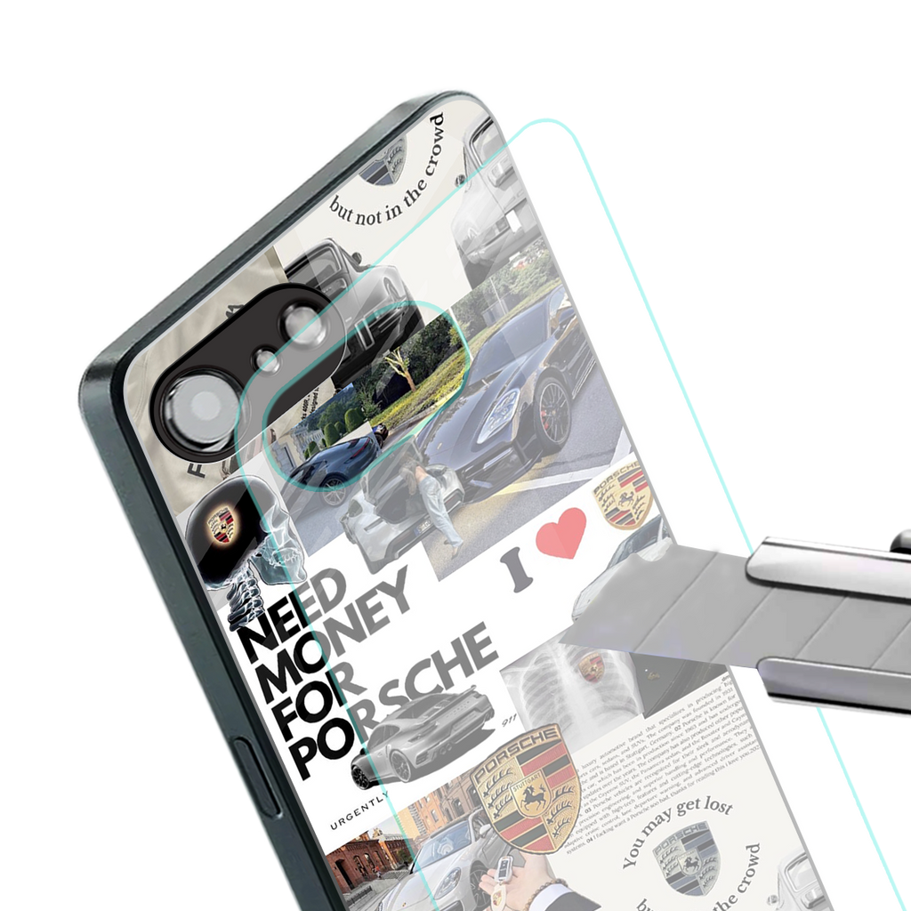 luxe dreams back phone cover | glass case for iphone 16e