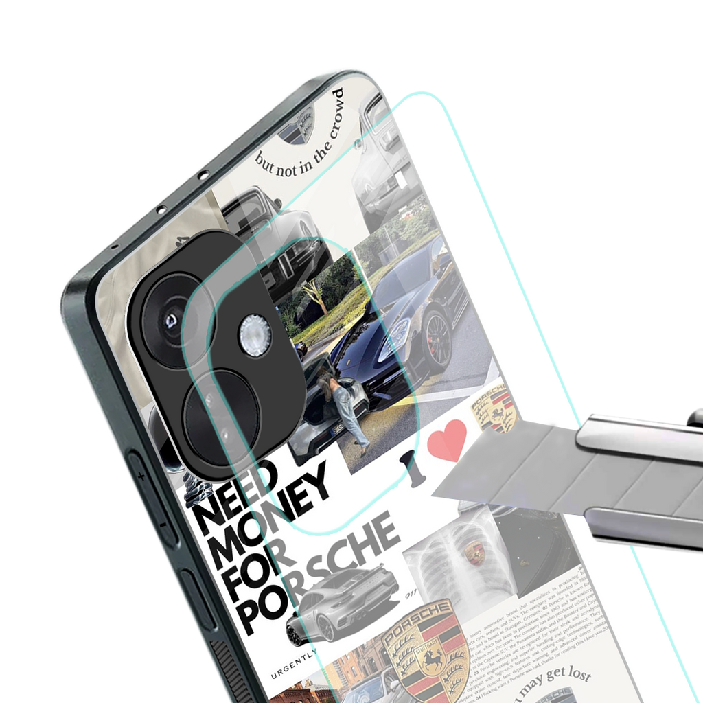 luxe dreams back phone cover | glass case for oneplus nord ce 3