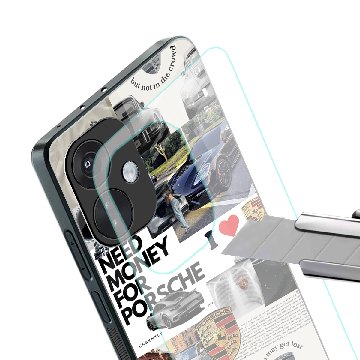luxe dreams back phone cover | glass case for oneplus nord ce 3