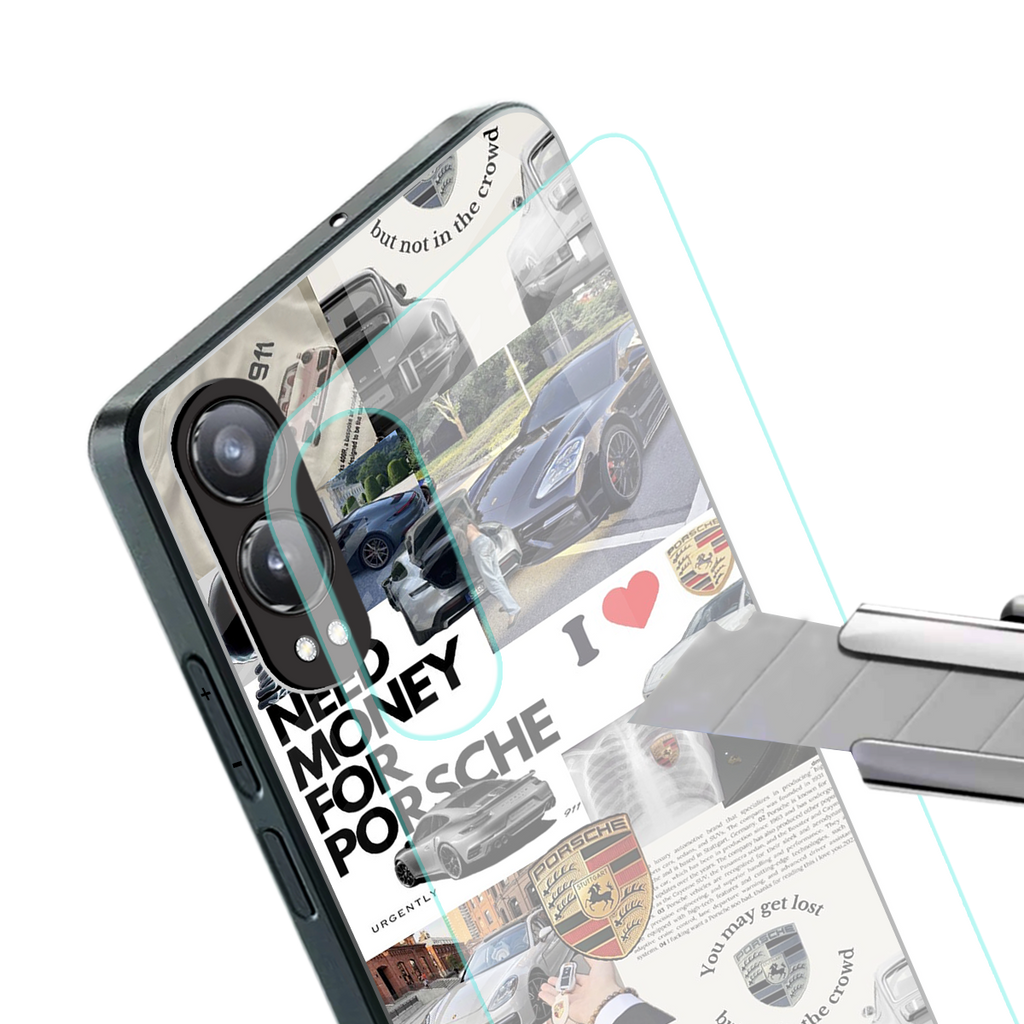 luxe dreams back phone cover | glass case for oneplus nord ce 4 lite