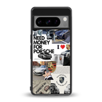 luxe dreams back phone cover | glass case for google pixel 8 pro