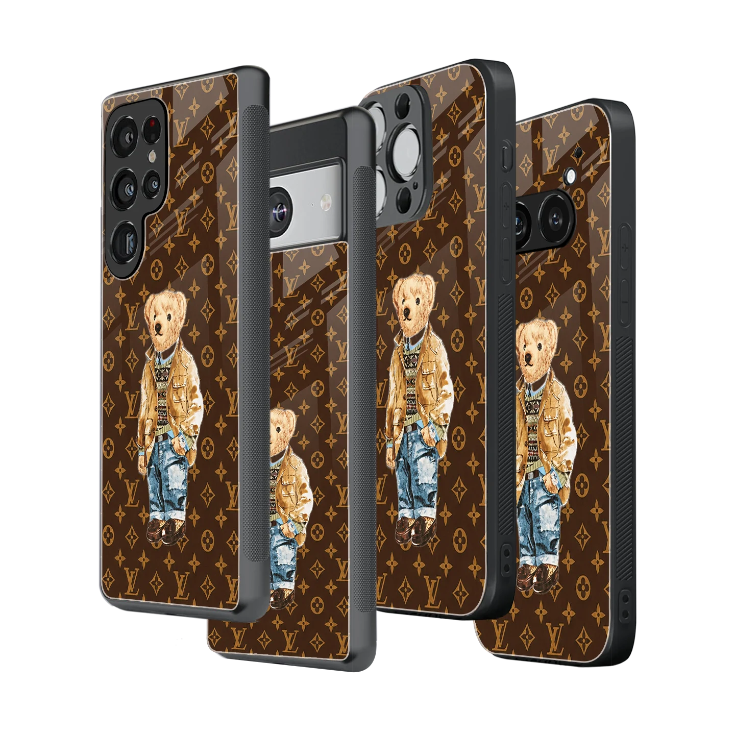 Stylish Glass Back Case for All Smartphones iPhone, Samsung, OnePlus, Pixel, Redmi, Oppo, Vivo, Motorola