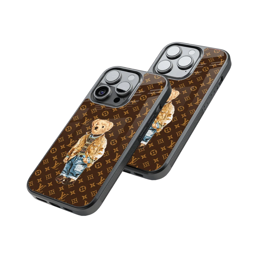 Protective Glass Back Phone Case Compatible with iPhone, Samsung, OnePlus, Pixel & More