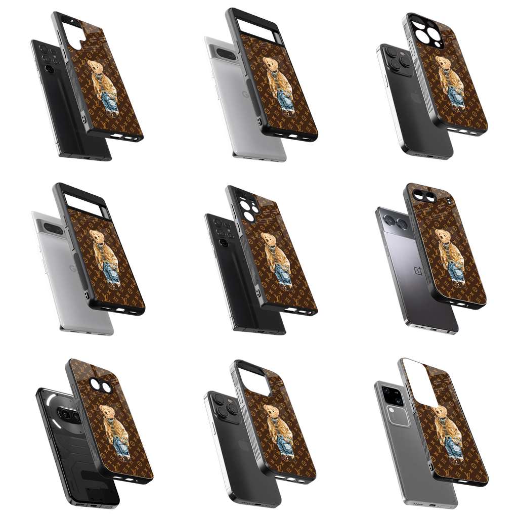 Durable Glass Back Mobile Case for iPhone, Samsung, OnePlus, Google Pixel, Redmi, Vivo, Oppo