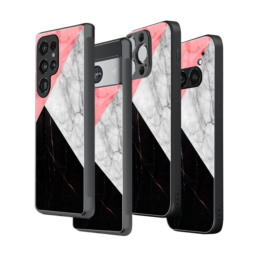 Stylish Glass Back Case for All Smartphones iPhone, Samsung, OnePlus, Pixel, Redmi, Oppo, Vivo, Motorola