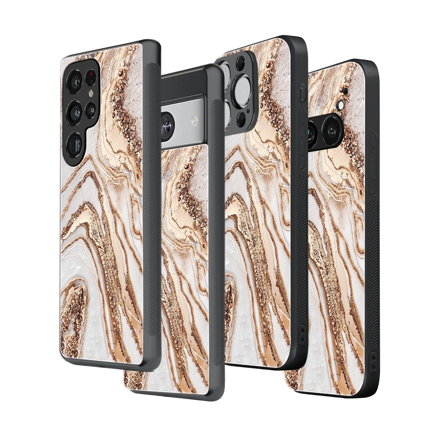 Stylish Glass Back Case for All Smartphones iPhone, Samsung, OnePlus, Pixel, Redmi, Oppo, Vivo, Motorola