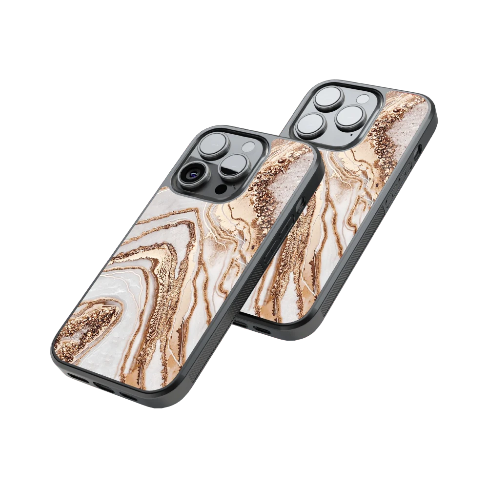 Protective Glass Back Phone Case Compatible with iPhone, Samsung, OnePlus, Pixel & More
