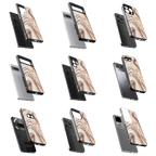 Durable Glass Back Mobile Case for iPhone, Samsung, OnePlus, Google Pixel, Redmi, Vivo, Oppo
