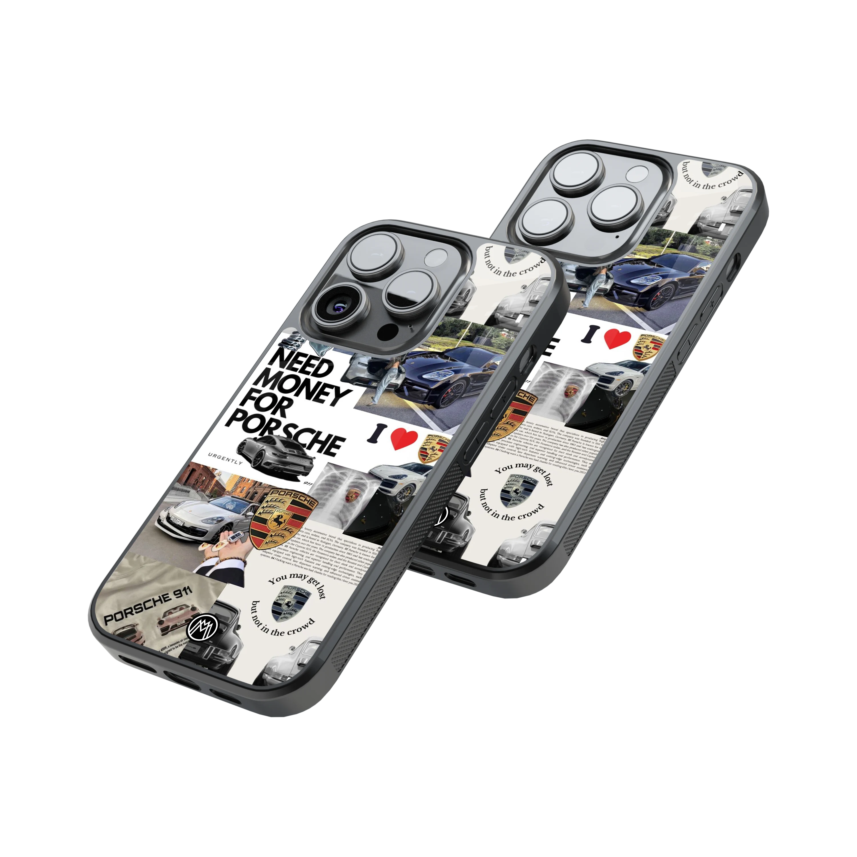 Protective Glass Back Phone Case Compatible with iPhone, Samsung, OnePlus, Pixel & More