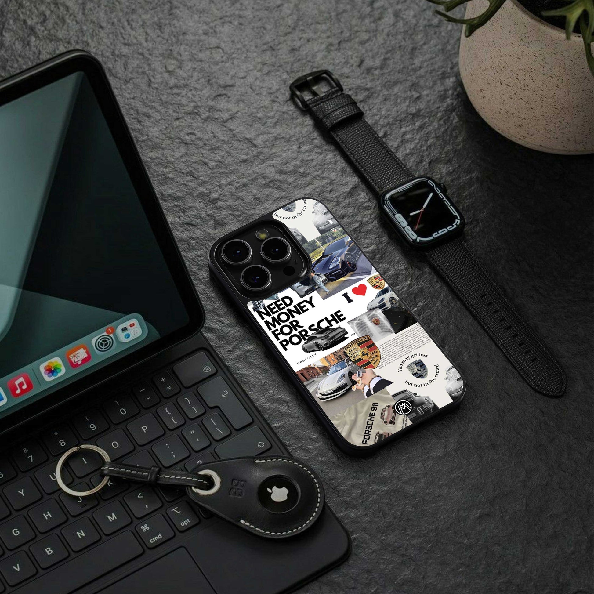 luxe dreams back phone cover | glass case for iphone 16e