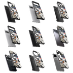 Durable Glass Back Mobile Case for iPhone, Samsung, OnePlus, Google Pixel, Redmi, Vivo, Oppo