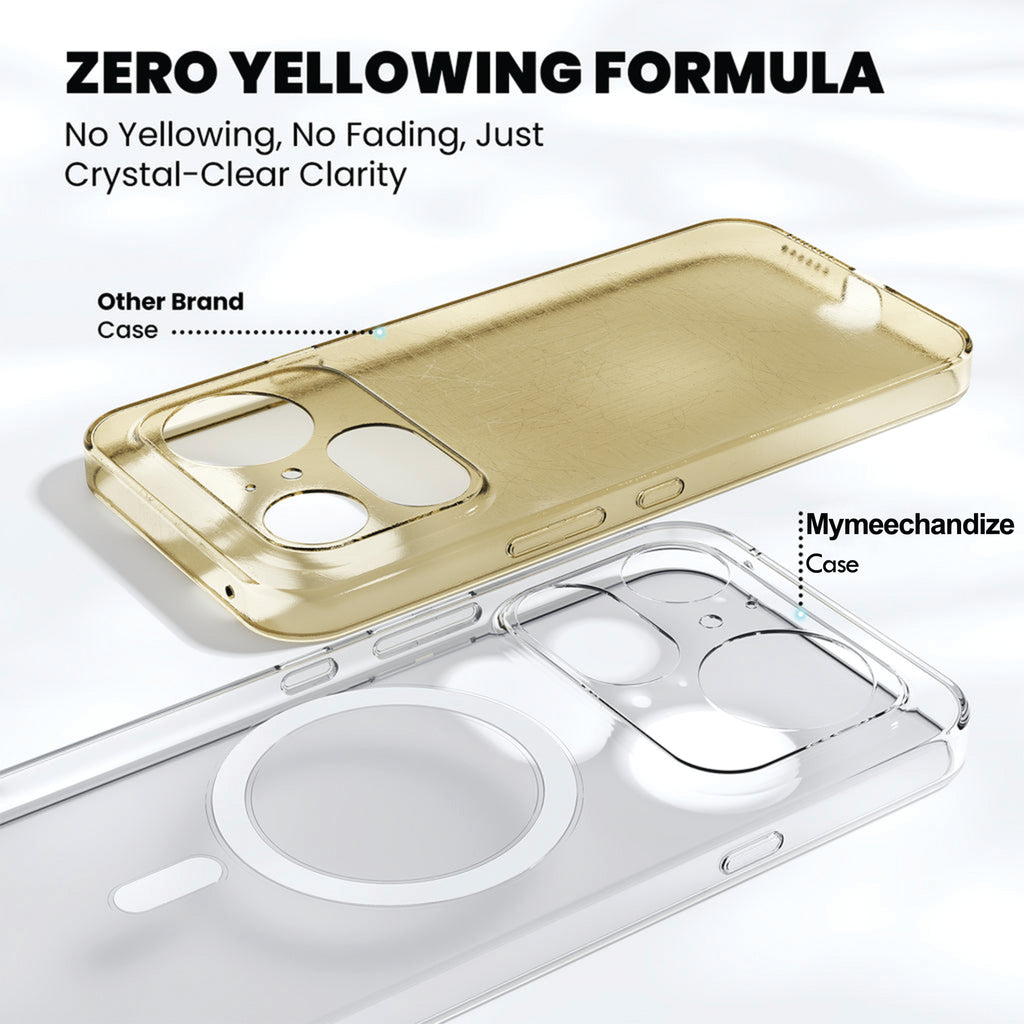 Anti Yellow Magsafe Clear Case for Nothing Phone 4A Pro