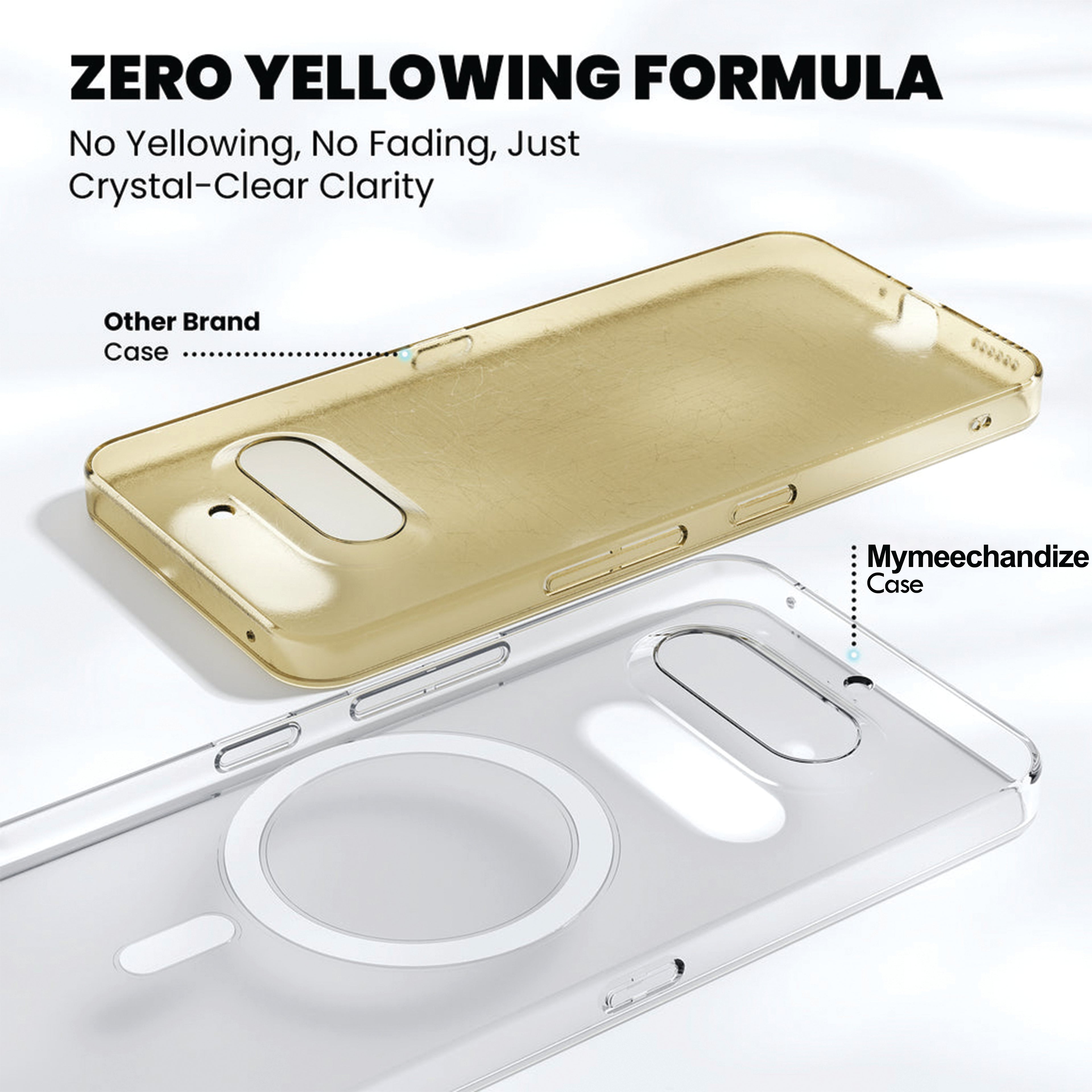 Anti Yellow Magsafe Clear Case for Nothing Phone 4A
